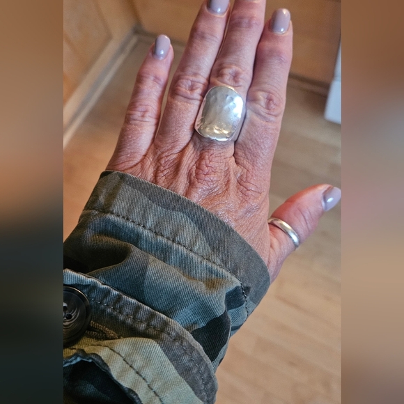 Forever 21 Camo Jacket Womens Small Green Cargo Drawstring Waist Snap Pockets - Picture 8 of 8